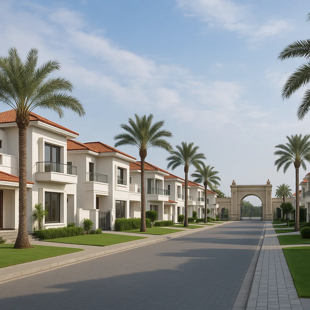 Modern gated residential community in Lahore representing ParkView City Lahore